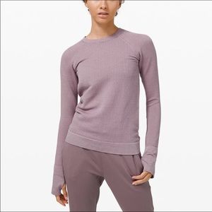 Lululemon Rest Less Pullover Bubble Dot Violet 6